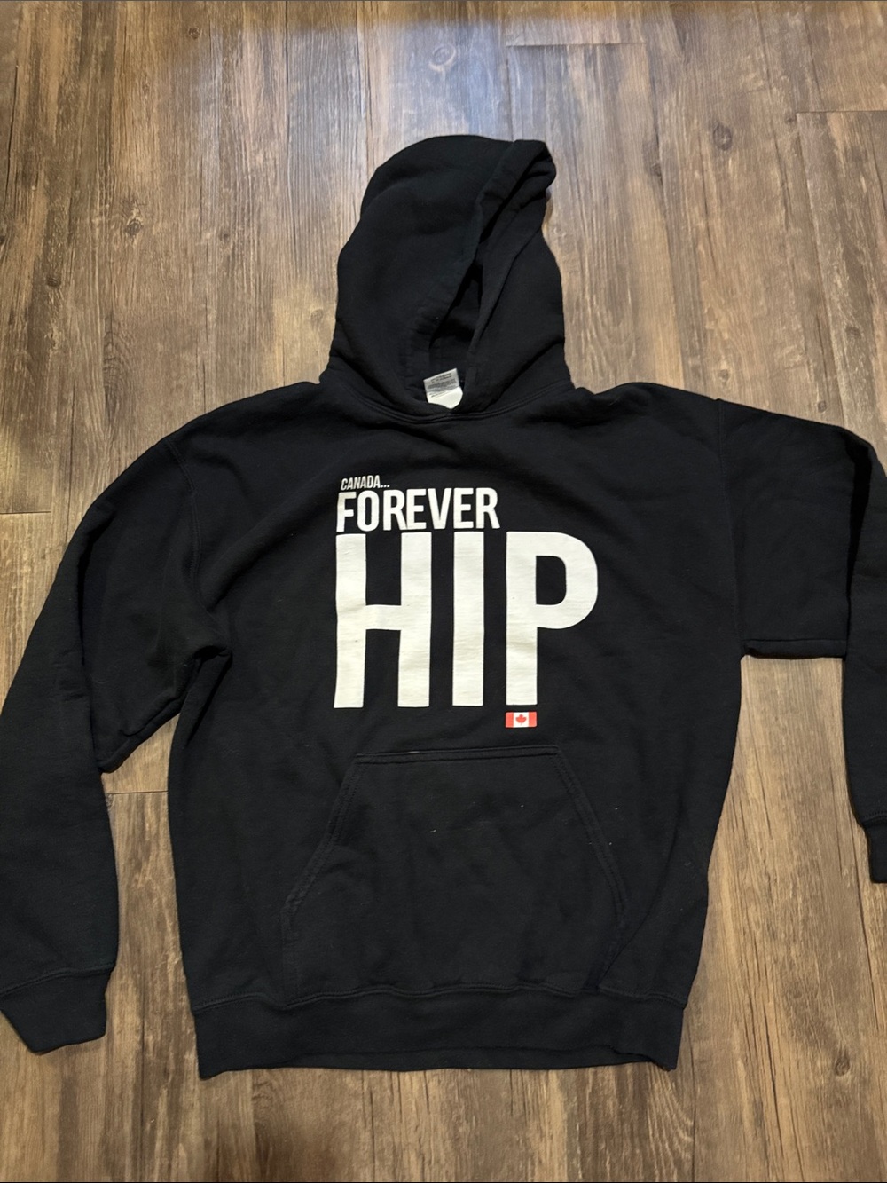 The Tragically Hip Black Hooded Sweatshirt Size Medium